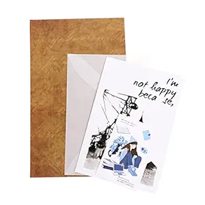 HEALLILY 1 Set Christmas Greeting Card Festival Blessing Cards Hidden Words Postcard Confession Artifact Valentines Day with Envelopes