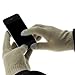Price comparison product image Tech Touch Gloves for Apple iPhone 6 / 5 / 4, Samsung Galaxy S5 / Alpha / Note 4, Sony Xperia Z3 / Z3 Compact, Nokia Lumia 635 / 630 / 735 / 830 and All Other Smartphones / Tablet Models With Touchscreens (Beige)