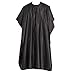 Produktbild Friseur Cape, professionelle Schneiden Haar wasserdichte Tuch Salon Friseur Kleid Kap Frisur Werkzeuge (schwarz-141x97cm)