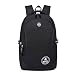 Produktbild Super Modern Modischer Rucksack, Unisex, Nylon, wasserdicht, zum Wandern/ Sport, Laptoptasche, Geschenkidee zu Weihnachten Größe L schwarz
