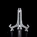 Well-Goal Clear3"5"7"9" Display Easel Stand Plate Bowl Picture Frame Photo Pedestal Holder