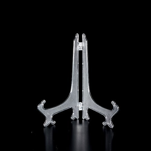 Well-Goal Clear3"5"7"9" Display Easel Stand Plate Bowl Picture Frame Photo Pedestal Holder