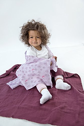Swaddle & Burp Blanket Moonflowe - 2