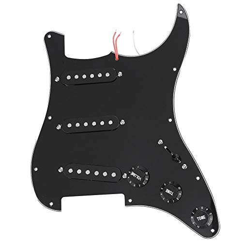 DIY Electric Guitar Kits, Pickguard Back Cover Bridge System for ST Style Guitars