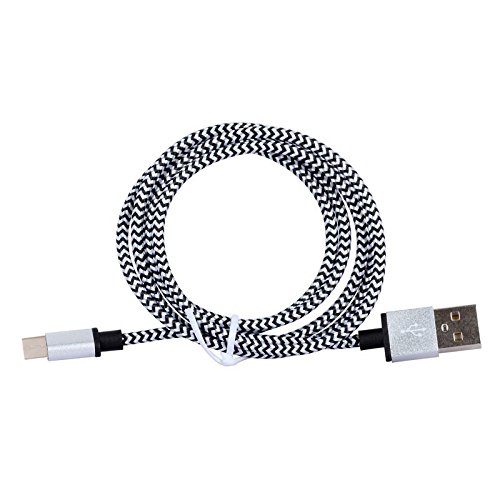 Boweike USB 3.1 Type C auf USB 3.0 Type A kabel für Apple neue MacBook OnePlus 2 Nokia N1 Tablet Nexus 6P 5X und andere Type C Unterstützte Geräte 1m (Silver) - 3