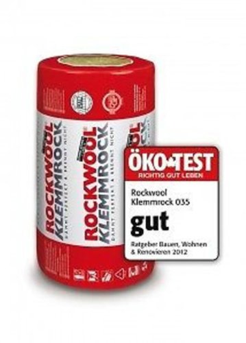 Preisvergleich Produktbild Rockwool Klemmrock 220mm 2qm Dachdämmung Klemmfilz Isolierung WLG 0,35