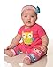 6 Pack Baby Girls juDanzy leg warmers polka dots, girl owl, skulls, zebra, and horse (Baby/Babe/Infant - Little ones)