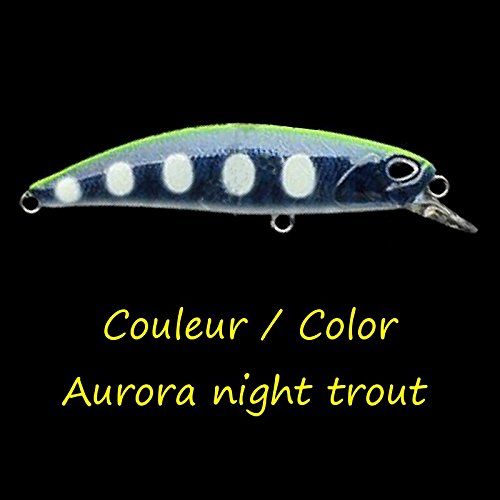 PAYO Bengala pescado nadador I Sink Sso 60 S heavy-sinking (Triple HKK) trucha, AURORA NIGHT TROUT