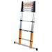 Produktbild Batavia Giraffe Air 3,91 m 12 Schritt tragbar kompakt leicht Mehrzweck-Indoor-/Outdoor strapazierfähig Alu Teleskop Leiter mit Stabilisator