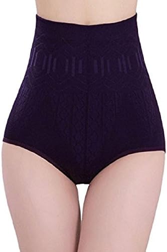 hscd1976 Women's High Waist Tummy Control Body Shaper Briefs Slimming Pants - Purple
