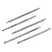 Ohuhu 5-PCs Blackhead Remover Kit Blemish Zit Pimple Acne Comedone Extractor Skin Cleaning Tool Set