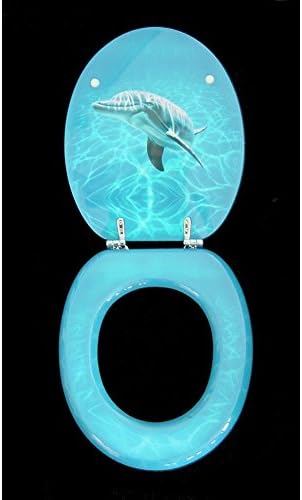 ADOB 87345 Toilet seat, Dolphins
