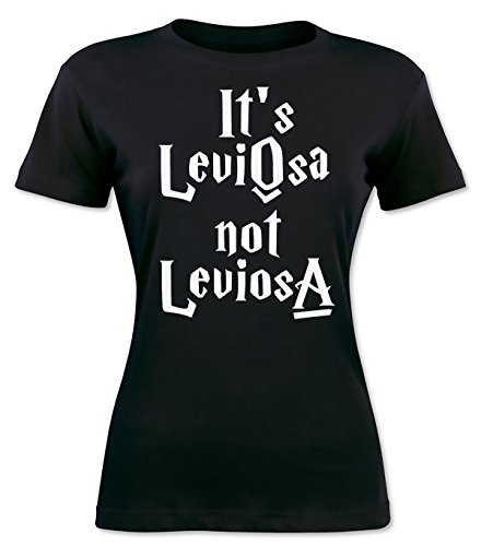 Finest Prints It's Leviosa, Not Leviosaa Magic Spell Mistake Camiseta para Mujer Large