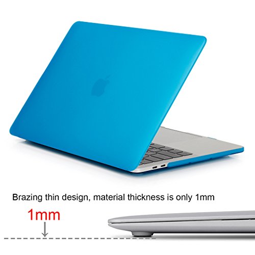 Dokpav® MacBook Pro 13"(2016) Hülle, Glatt Weich Berühren Matt Hart Case Cover für Apple MacBook Pro 13 Inch A1706, A1708 2016 Release - Wasserblau