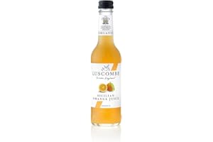 Luscombe - Sicilian Orange Juice (12 x 27cl) - Sicilian Orange Juice, Grown on Fertile Volcanic Soils - All Natural Ingredients, No Added Sugar, Vegan & Gluten Free