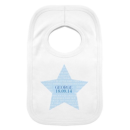 Shining Star 0-3 Months Baby Bib. This is a great product that can be personalised to your requirements ( please see main discription for full details ) Ideal gifts and presents for weddings, Christenings, Birthdays, Christmas etc...