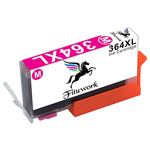 Fituwork 6PK (3B1C1Y1M) Kompatible Tintenpatronen Passend für 364XL 364 XL Verwendung in HP Photosmart 5510 5511 5512 5514 5515 5520 5522 5524 6510 6520 6512 6515 7510 7520 7515 B8550 B8558 B110c B010a C5370 C5383 C5388 C6324 C6380 D5460 D7560 C310a C410a B209a B210a Deskjet 3070A - 4