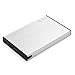 Produktbild Salcar Aluminium Externes 2,5 Zoll Festplattengehäuse mit SATA 3 USB 3.0 Kabel SATA I/II/III 2.5" HDD SSD Gehäuse Alugehäuse Unterstützt UASP (Silber)