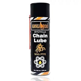 Kangaroo All Weather Bicycle Chain Lube With PTFE Protection, Dry Finish, Dusty and Rainy Conditions 500 ML ( Each) (BCL 1 PCS)