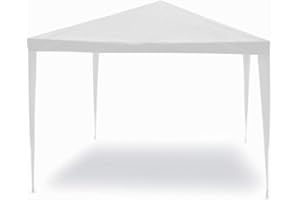 Linea Garden Friend Gazebo Facile Bianco, Struttura In Acciaio, 3 x 2 M