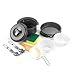 Produktbild Camping-Pfanne aus Edelstahl - 10 Stück Outdoor Camping Kochtopf Set 1-2 Personen Topf Set Tragbare Kombination Topf Set Kochgeschirr