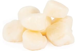 London Grocery Fresh Scallops 500g - Natural and Raw Scallops for Cooking - Ideal for Pasta, Risotto, and Grilled Dishes - Fresh Seafood for Home Cooking