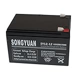 Bateria plomo sellada recargable de 12v / 12ah ref sy12-12 np12-12 | fg21202 | lc-ra1212pg1 | np12-12 | s312/12sr, larga duración y sin mantenimiento. usada en las alarmas, sai, ups, sillas electricas, scooter electricos, aplicaciones electronicas etc. .