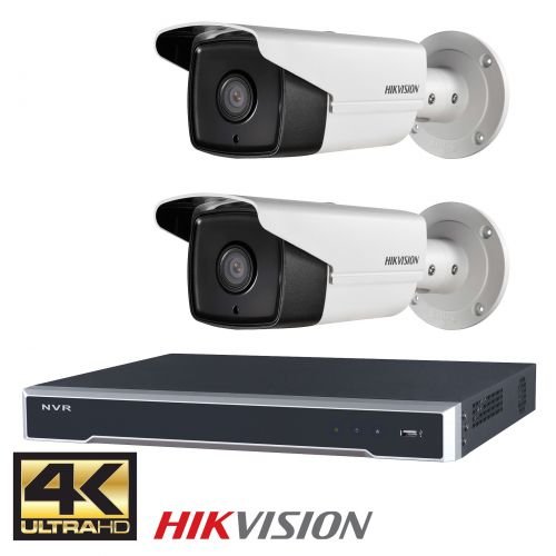 Preisvergleich Produktbild 4K Bullet IP Überwachungskamera Set PoE H265