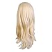 Masquerade wig Long Curly Wavy Hairpiece Fashional Women's Wig for Cosplay Party(light blonde)