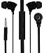 With Volume Control In Ear Bud Headset Earphones With Mic Compatible For Lenovo Vibe K4 Note -Black RS.270.00