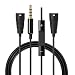 Produktbild Saver 1.2M Ersatzkabel mit FernMic für iphone Sennheiser IE8 IE80 Kopfhörer