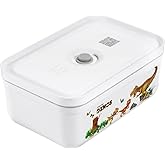 Zwilling Fresh & Save vakumlu yemek kutusu, dinozor &ccedil;antası, gıda ve sandvi&ccedil;ler i&ccedil;in, &ccedil;ok renkli, tek renkli