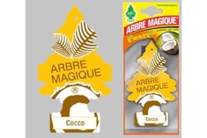 TAVOLA_ Arbre Magique Deodorante per Auto, Profumazione Prolungata fino a 7 Settimane (3 PEZZI, COCCO)