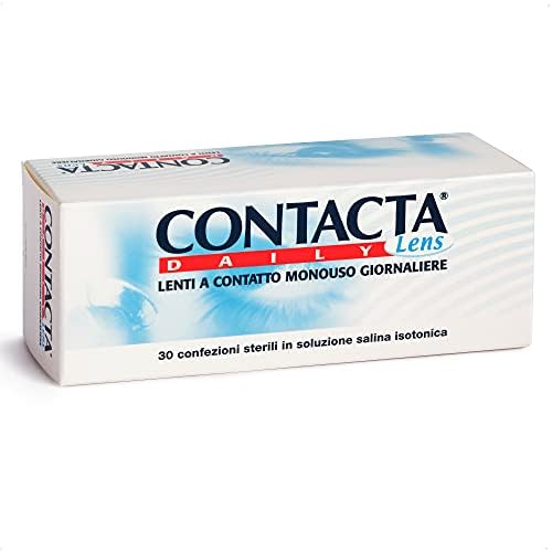 Contacta, Daily Lens 30, Lenti a Contatto Giornaliere per Miopia, Lenti a Contatto Usa e Getta Sicure e Facili da Applicare, Diottrie -2,00, Confezione da 30 Lenti Monouso