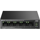 TP-Link LS105LP | 5-Port 10/100Mbps PoE Switch | 4-Port PoE, 41W G&uuml;&ccedil; B&uuml;t&ccedil;esi, 250m İletim | Tak ve &Ccedil;alıştır, Sessiz Metal Kas