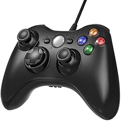 AiMis Gamepad Controller USB, Controlador de Gamepad para Xbox 360, Mando para PC Windows XP/7/8/10