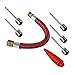 Produktbild 7 Satz Pump Adapter Kit Kugelpumpe Nadel Verlängerung Tube - 5 Pin Ventil Stecker Sport Fußball Basketball Fußball ...