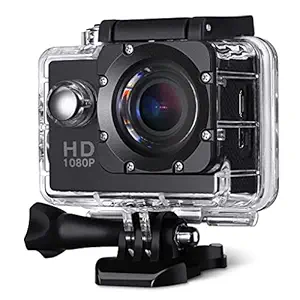 Texton Waterproof Action Camera 1080P 12MP Sports Camera Full HD 2.0 Inch Action Cam 30m/98ft Underwater Camera with Mounting Accessories