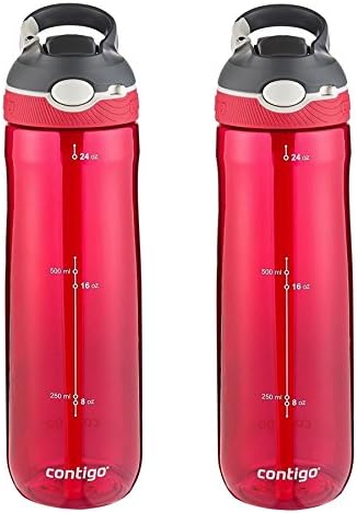 Contigo Autospout Ashland Water Bottle, 709mL- Sangria