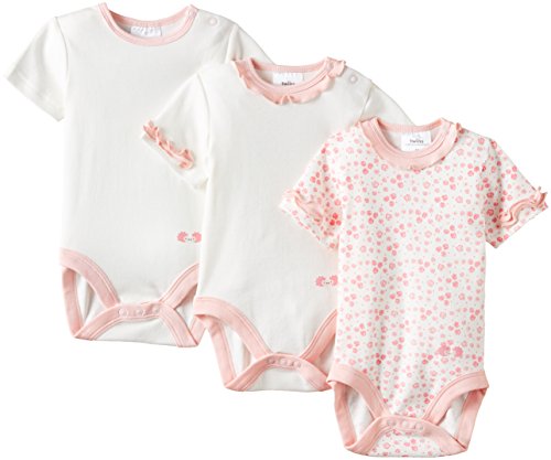 Twins Baby - Mädchen Kurzarm-Body im 3er Pack "Blümchen"