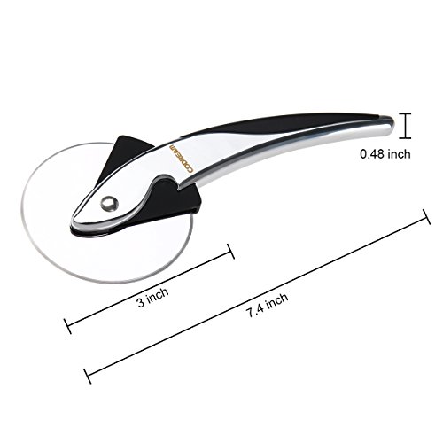 Codream Pizzaschneider Leichtläufiger Pizza Cutter aus hochwertiger Edelstahl mit fester Griff, rostet nicht, bleibt sehr lange scharf, unkaputtbar. - 6