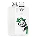 Produktbild Everainy Xiaomi Redmi S2 Silikon Hülle 3D Panda Muster Ultradünn Hüllen Handyhülle Gummi Kompatibel für Xiaomi Redmi S2 Schutzhülle Stoßfest TPU Gel Stoßstange Cover (Weiß)