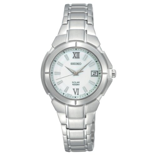 Seiko SUT021P1 Ladies Solar Steel Watch
