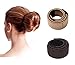 Produktbild ILOVEDIY 3Stück Haarknoten Haar Brötchen Styling Braid Halter Werkzeug neue Friseur (Braun+Kaffee)