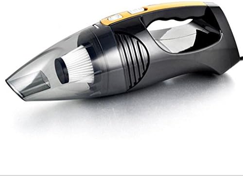 Car Vacuum Cleaner, 4 in 1 Portable 12V 100W Handheld Auto Vacuum Cleaner Wet and Dry Dual-use With LED lamp, Measuring tire pressure, Tire pump Function (Black)