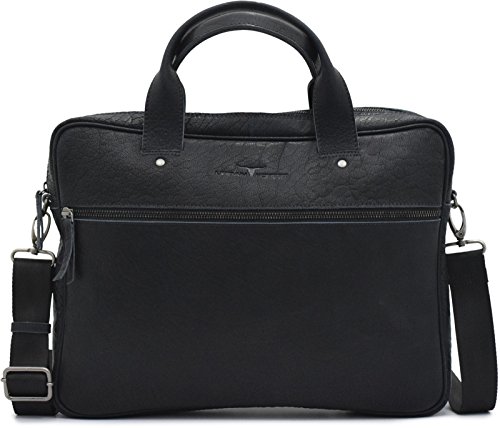 URBAN FOREST Leather 14 Inch Dark Blue Unisex Laptop Bag RS.4299 (55.00% Off) - Amazon