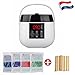 Produktbild Sinbide Warm-Wachswärmer für Gesichtswasser, Achseln, Bikinizone, Beine, Spa Home für Damen, Herren, Tempration, verstellbare Anzeige, Lisible, abnehmbarer Behälter, 400 g Wachs, 20 Bünde