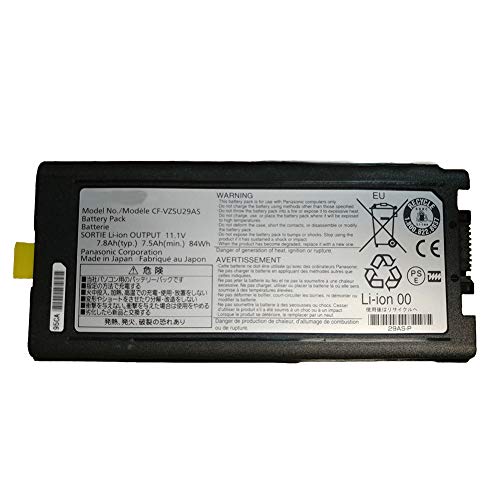 COCO-MALL 11.1V 84Wh 7.8Ah Laptop Battery CF-VZSU29 for Panasonic CF-29 CF-29DC1AXS CF-29FC1AXS CF-51 CF-52 CF-52CCABXBM CF-VZSU29A CF-VZSU29ASU CF-VZSU29AU CF-VZSU29U CF-VZSU65U