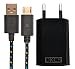 Produktbild Original OKCS® Schnell und sicher 1 A Netzteil schwarz + 1m Ladekabel micro USB in schwarz passend u.a. für Samsung S5 mini, S4, S4 mini, S5 mini, S3, S3 mini, S2