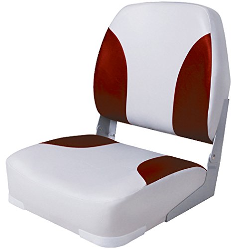 Preisvergleich Produktbild Gepolsteter Klappsitz weiß-rot